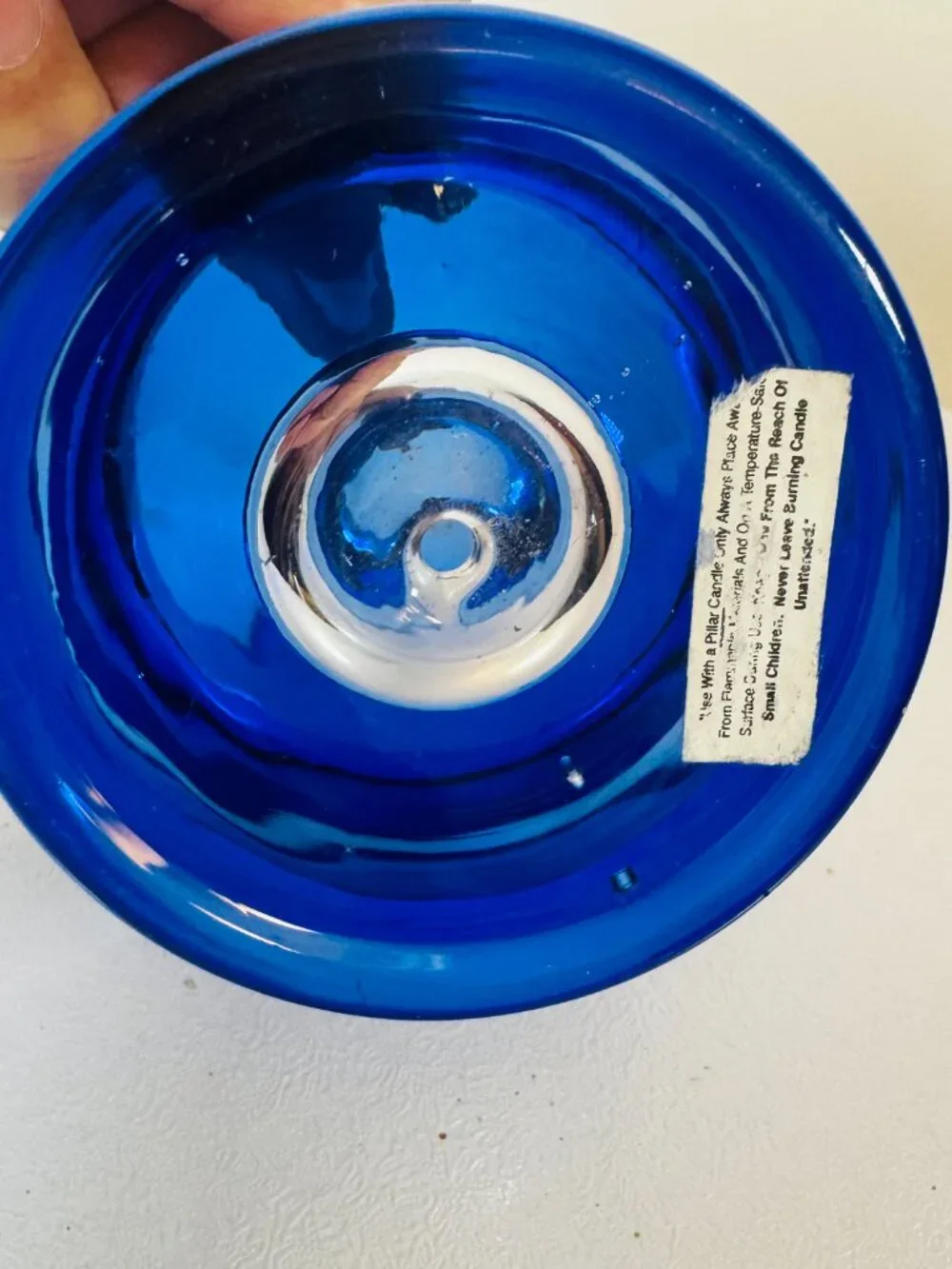 Krosno Cobalt Blue Art Glass 3.25